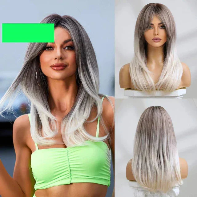 Medium-Length Wig