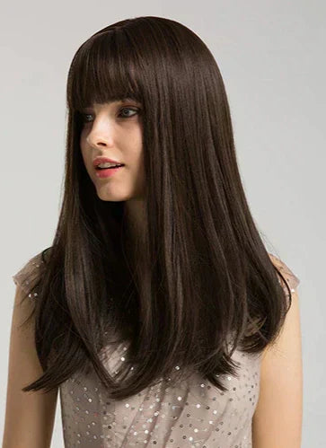 Wig With Fringe - Organic Premium Fiber