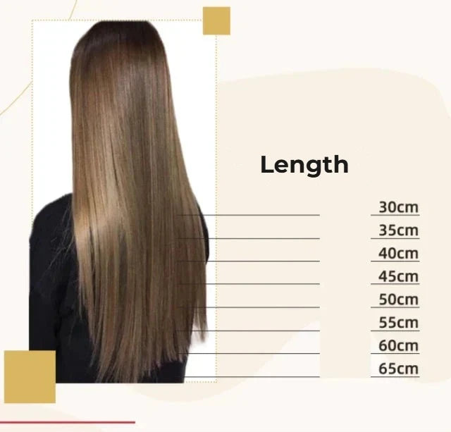 7-Piece Natural Hair Weft Kit - Snap Clip