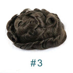 Curly Men's Hair Topper with Glue Kit and Remover