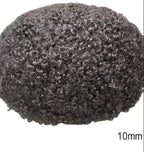 Curly Men's Hair Topper with Glue Kit and Remover