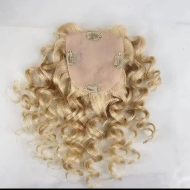 Curly Human Hair Topper - Custom