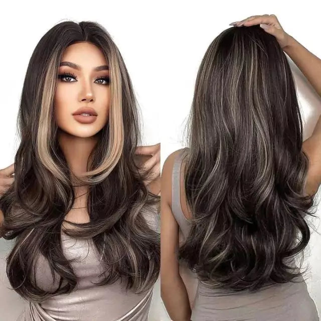 Wig With Fringe - Organic Premium Fiber