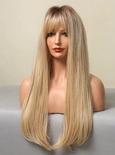 Wig With Fringe - Organic Premium Fiber