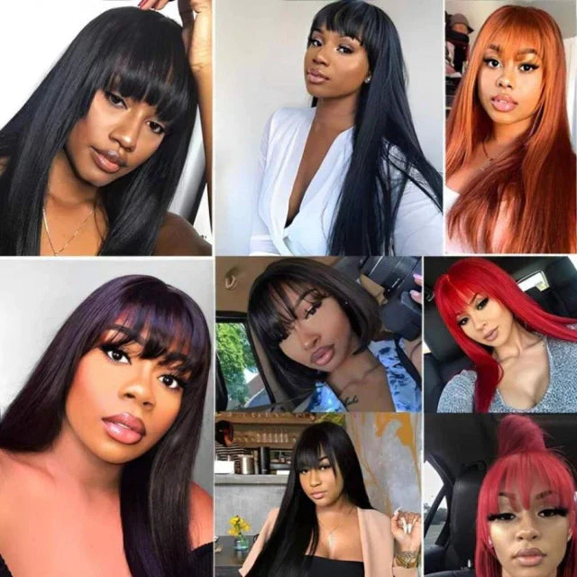 Removable Natural Hair Fringe