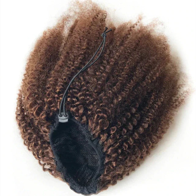 Coily Puff Bun Ponytail - Natural Hair