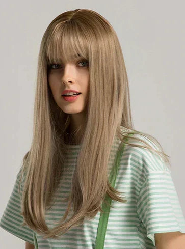 Wig With Fringe - Organic Premium Fiber