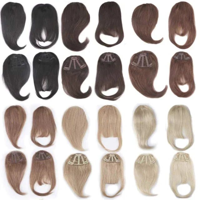 Removable Natural Hair Fringe