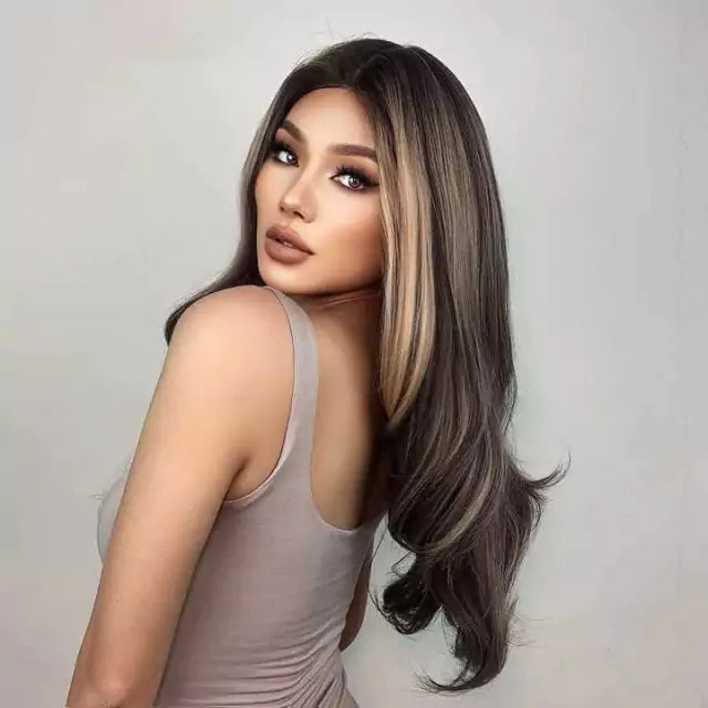 Wig With Fringe - Organic Premium Fiber