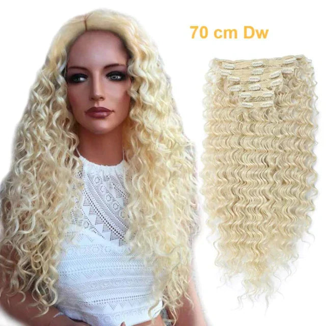 Curly Weft Kit - Bio Fiber Snap Clip