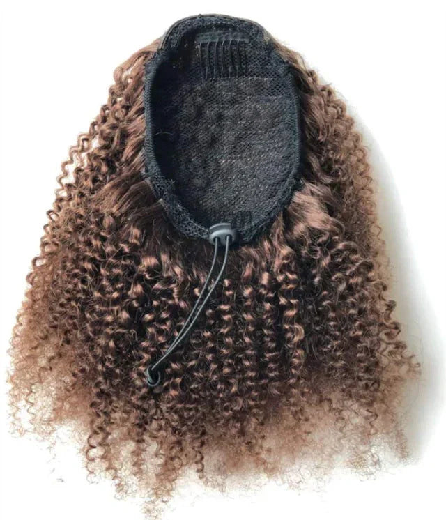 Coily Puff Bun Ponytail - Natural Hair