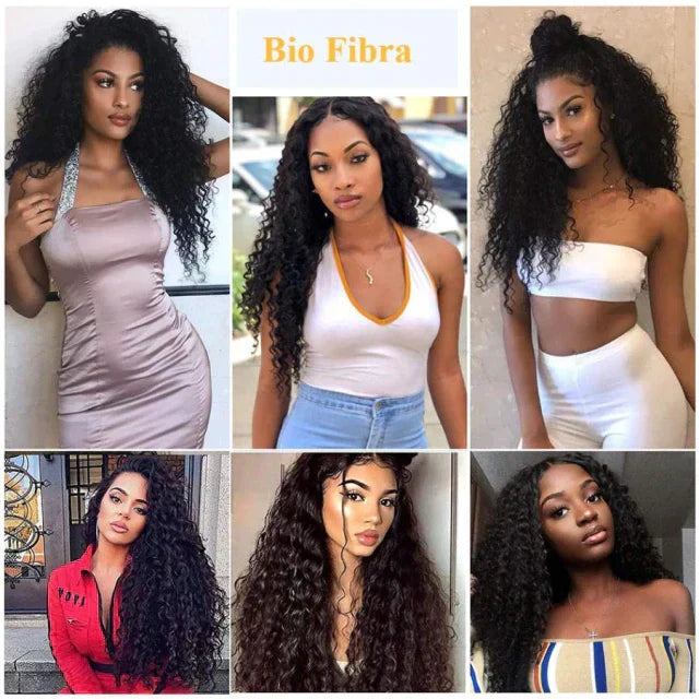 Curly Weft Kit - Bio Fiber Snap Clip