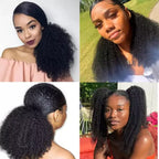 Coily Puff Bun Ponytail - Natural Hair