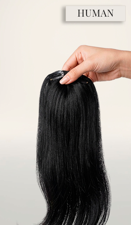 Removable Natural Hair Fringe