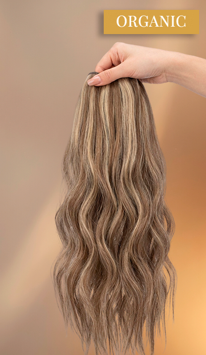 Organic Human Hair Weft Set - Snap Clip