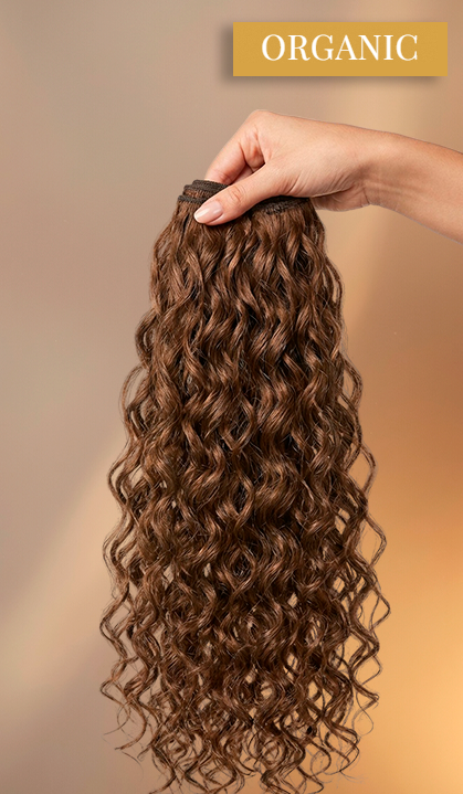 Curly Natural Hair Weft Set - Snap Clip