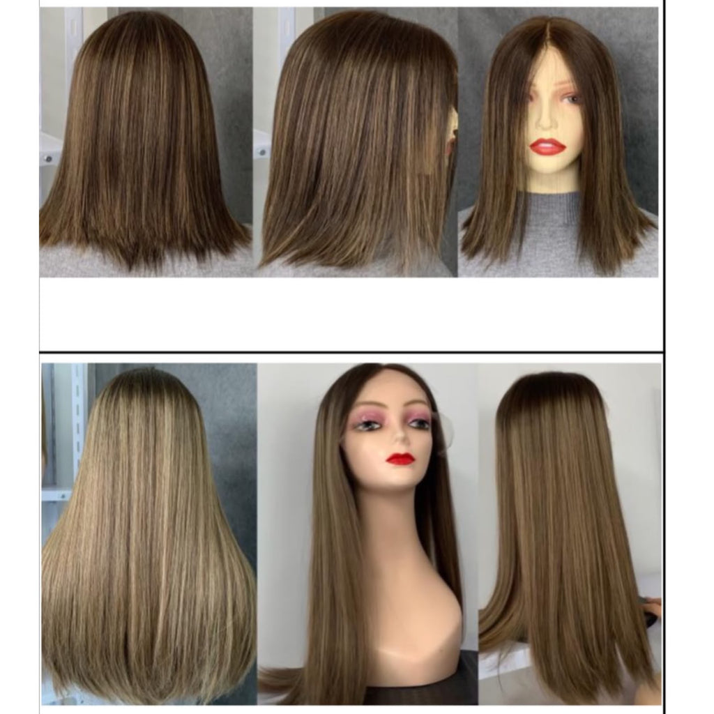 Premium Wig Topper - Natural Brazilian Hair