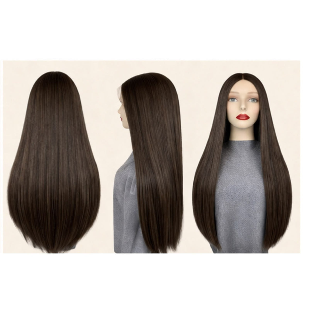 Premium Lace Wig - Natural Brazilian Hair