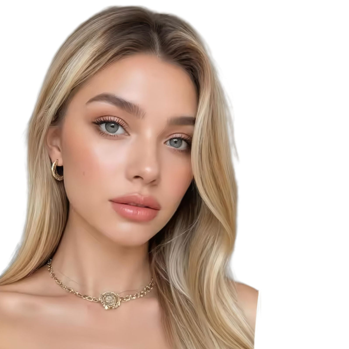 Blonde Human Hair Topper - Silk Base