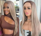 Premium Fiber Lace Wig - Free Part