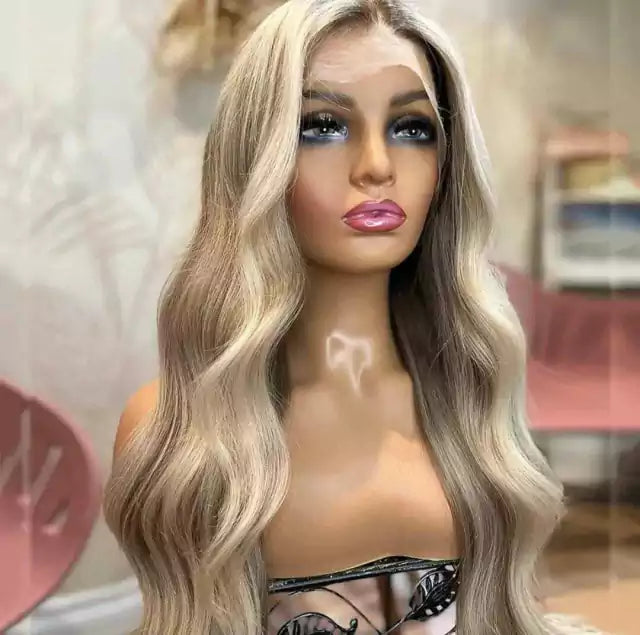 Premium Fiber Lace Wig - Free Part