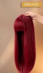 Wig With Fringe - Organic Premium Fiber