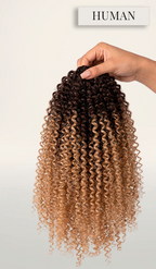 Coily Puff Bun Ponytail - Natural Hair