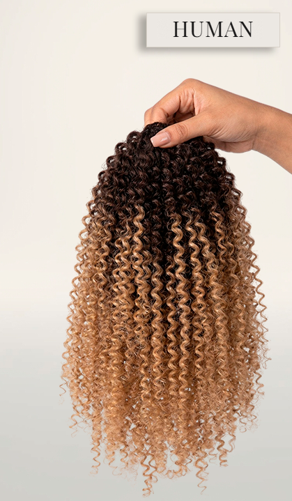 Coily Puff Bun Ponytail - Natural Hair