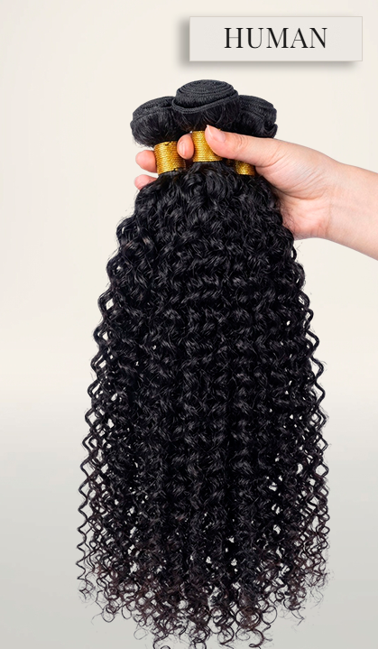 Curly Hair Weft - Sewn