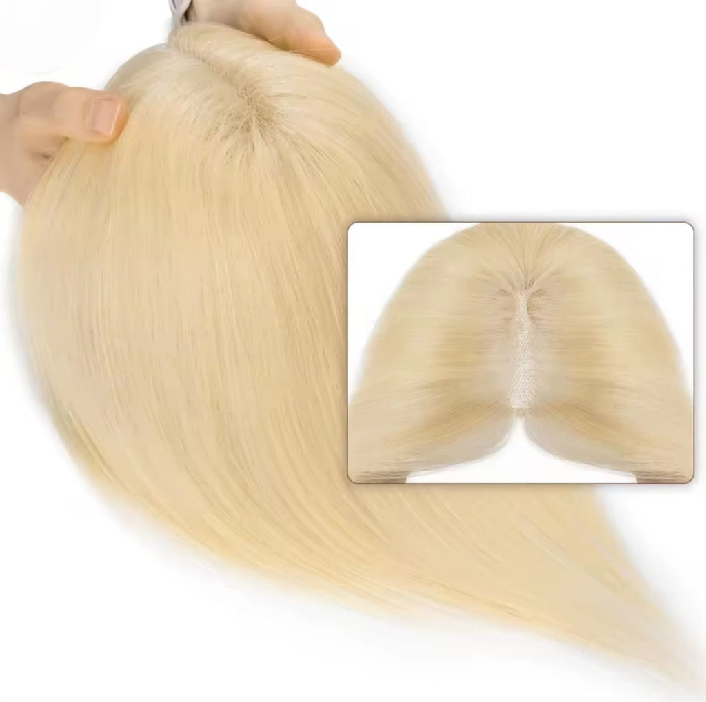Human Hair Topper - 13x13 cm Base