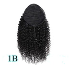 Coily Puff Bun Ponytail - Natural Hair