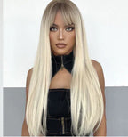 Wig With Fringe - Organic Premium Fiber