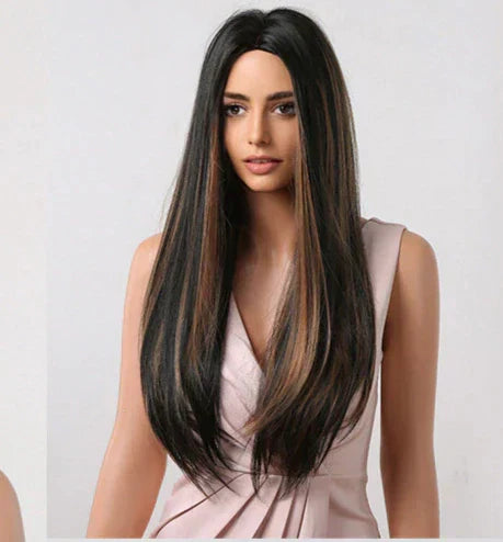 Wig With Fringe - Organic Premium Fiber