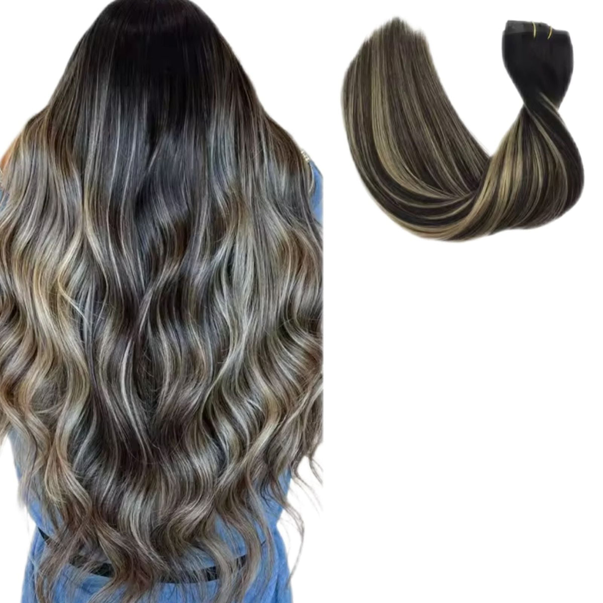 Natural Hair Weft for Weaving