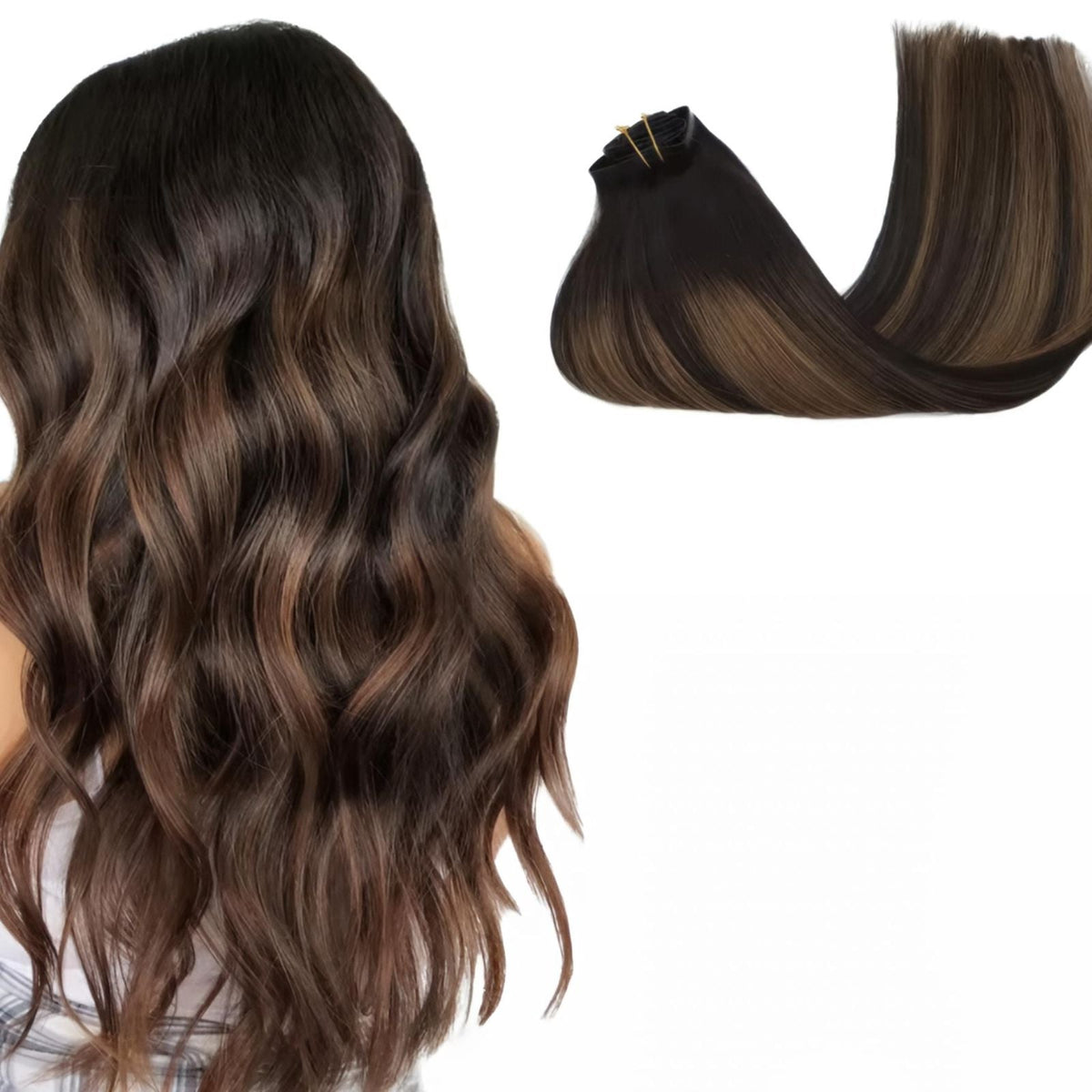Natural Hair Weft for Weaving