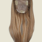 Blonde Human Hair Topper - Silk Base