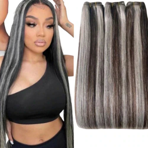 Natural Hair Weft for Weaving