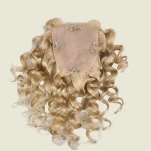 Curly Human Hair Topper - Custom