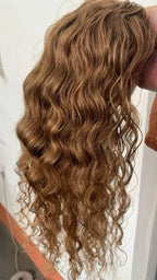 Curly Human Hair Topper - Custom