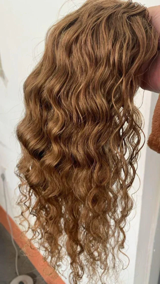Curly Human Hair Topper - Custom