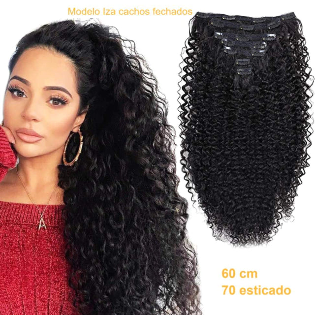 Curly Weft Kit - Bio Fiber Snap Clip