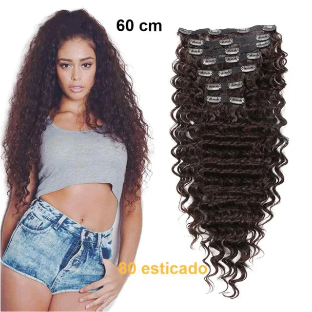 Curly Weft Kit - Bio Fiber Snap Clip
