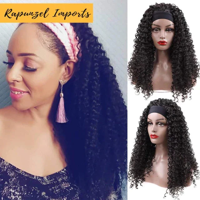 Curly Wig with Headband