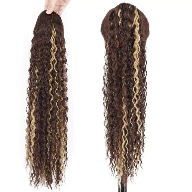 Organic Curly Ponytail - 65cm with Elastic