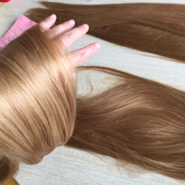 Natural Hair Weft for Weaving