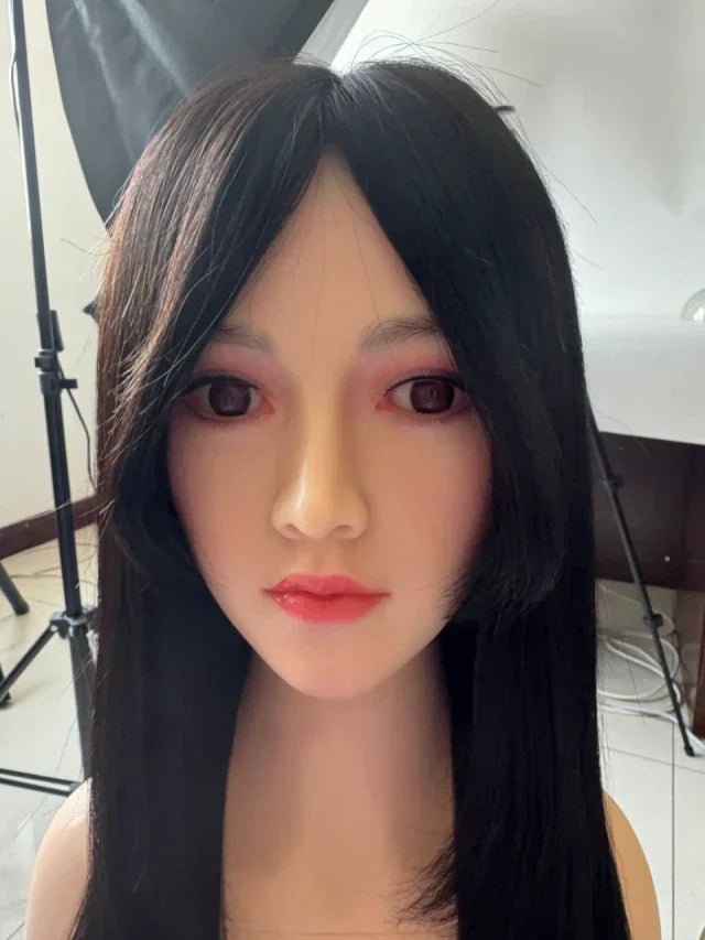 Human Hair Topper with Fringe - Silk Base