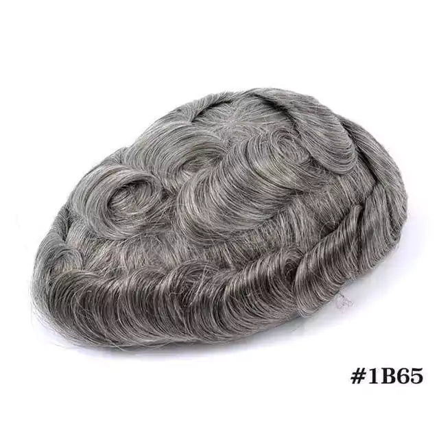 Curly Men's Hair Topper with Glue Kit and Remover