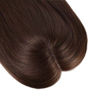 Human Hair Topper without Fringe - Silk Base