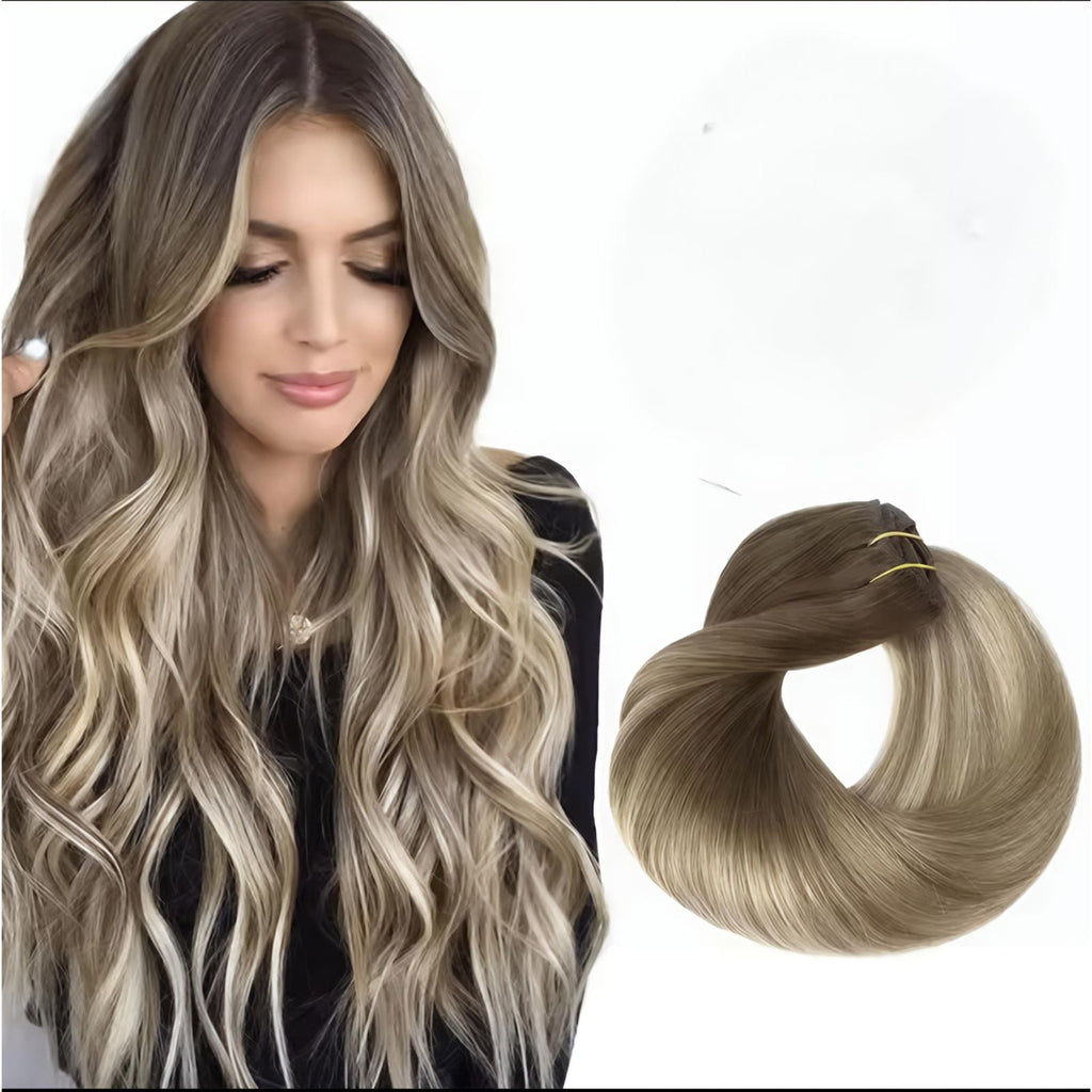 Natural Hair Weft for Weaving