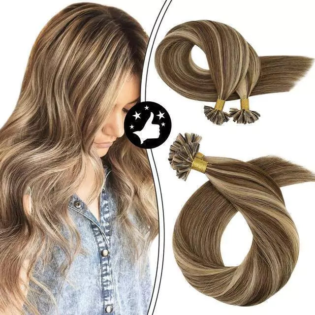 Keratin-Bonded Mega Hair